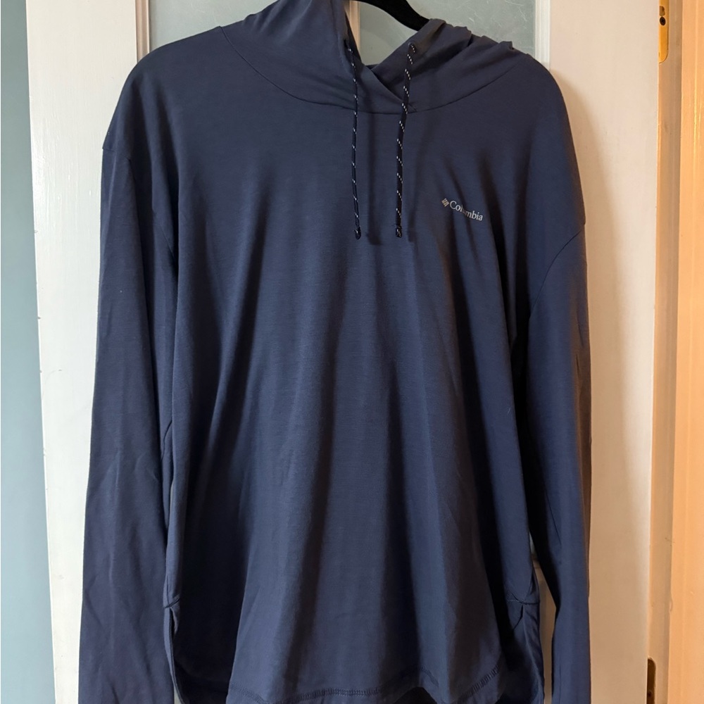 Columbia Navy Hooded Pullover